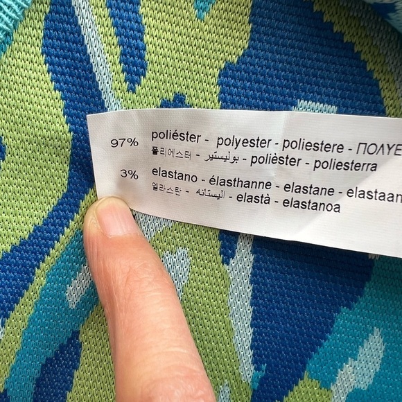 NEW Zara CUT OUT JACQUARD PRINT KNIT DRESS Adjustable Tie Strap SZ M - Picture 8 of 11